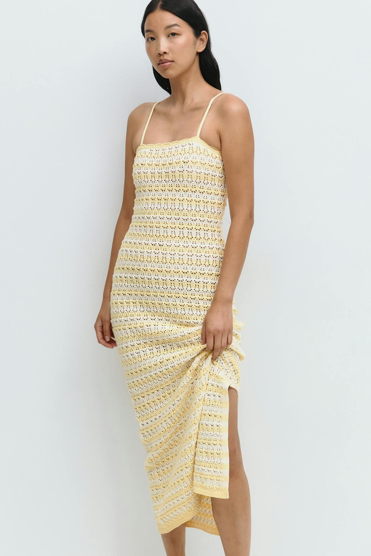 knitted dress - Marshmallow