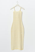 knitted dress - Multi stripe