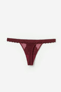 2-pack lace thong - Black/khaki g