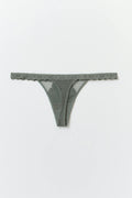 2-pack lace thong - Blanc