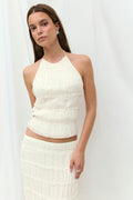 Open back top - Noir