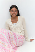 Wrap top - Gardenia