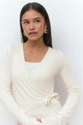 Wrap top - Gardenia