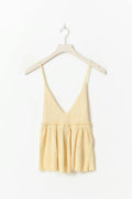 Knitted singlet - Grape leaf