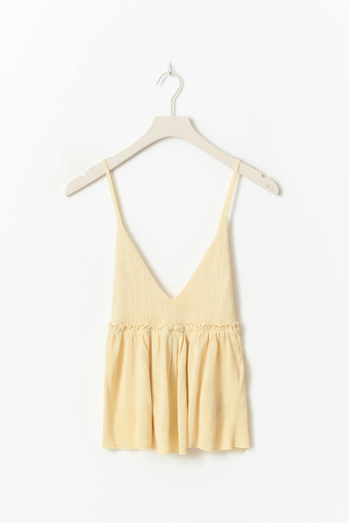 Knitted singlet - Grape leaf