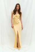 Halterneck dress - Kaki