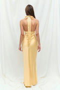 Halterneck dress - Kaki
