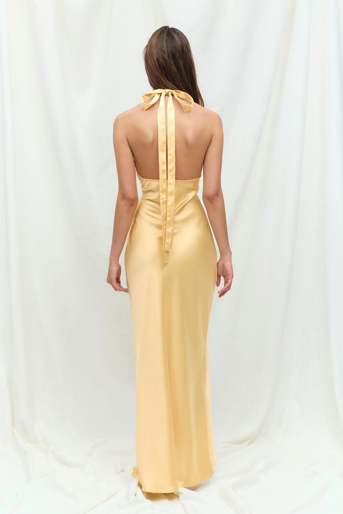 Halterneck dress - Kaki