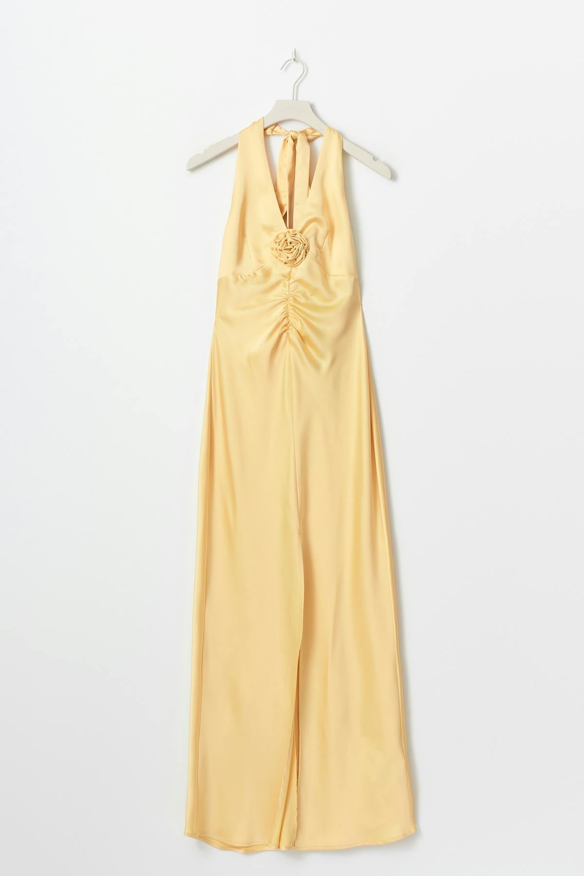 Halterneck dress - Kaki