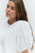 Structured top - Blanc
