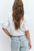 Structured top - Blanc