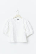 Structured top - Blanc