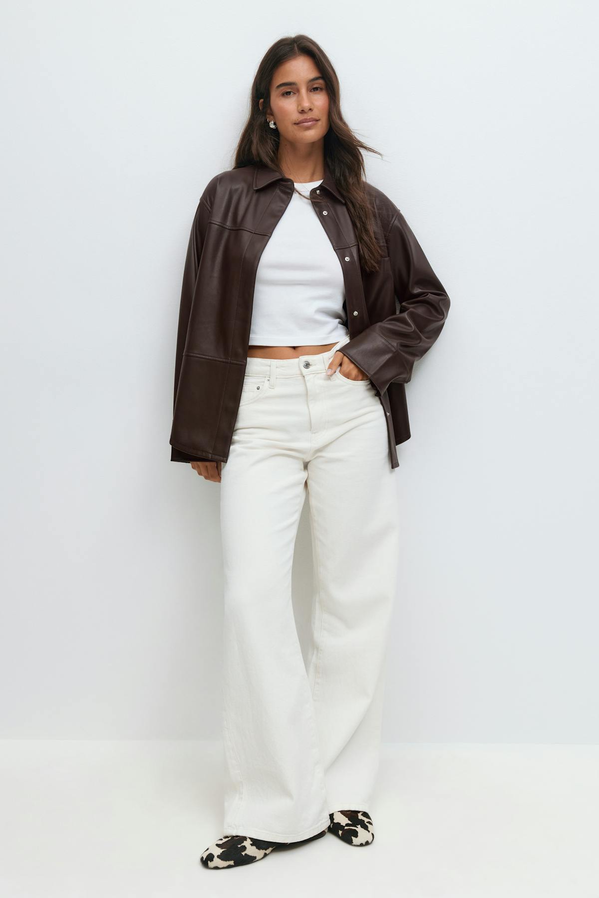 Pu shirt - Noir