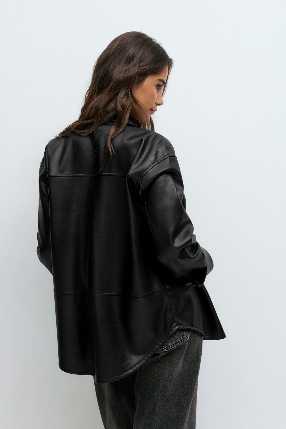 Pu shirt - Noir