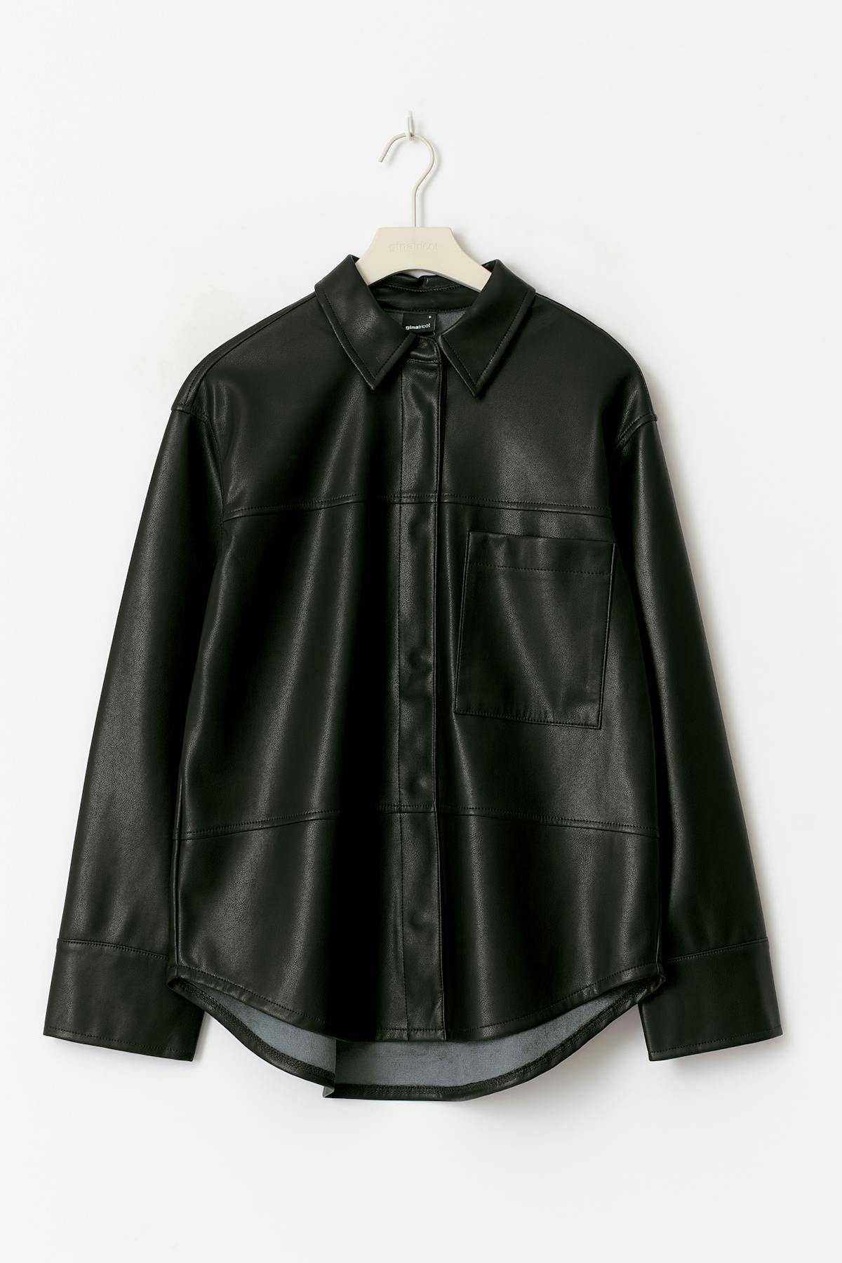 Pu shirt - Noir