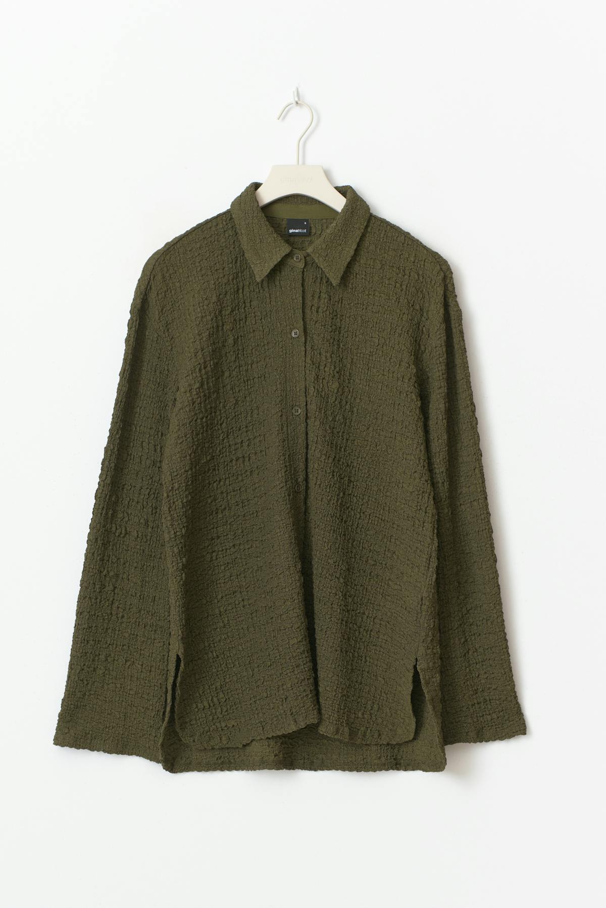 Textured shirt - Grape leaf