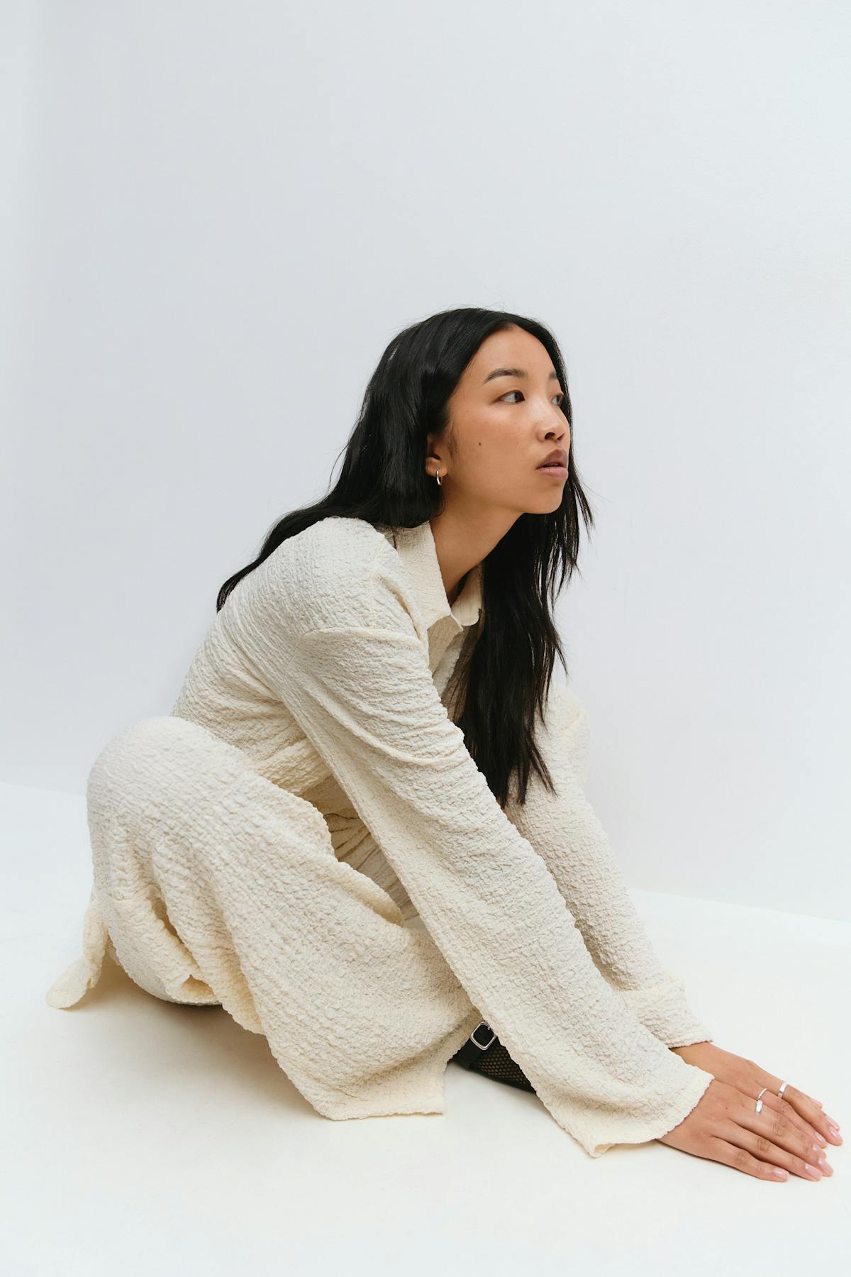 Textured shirt - Tofu