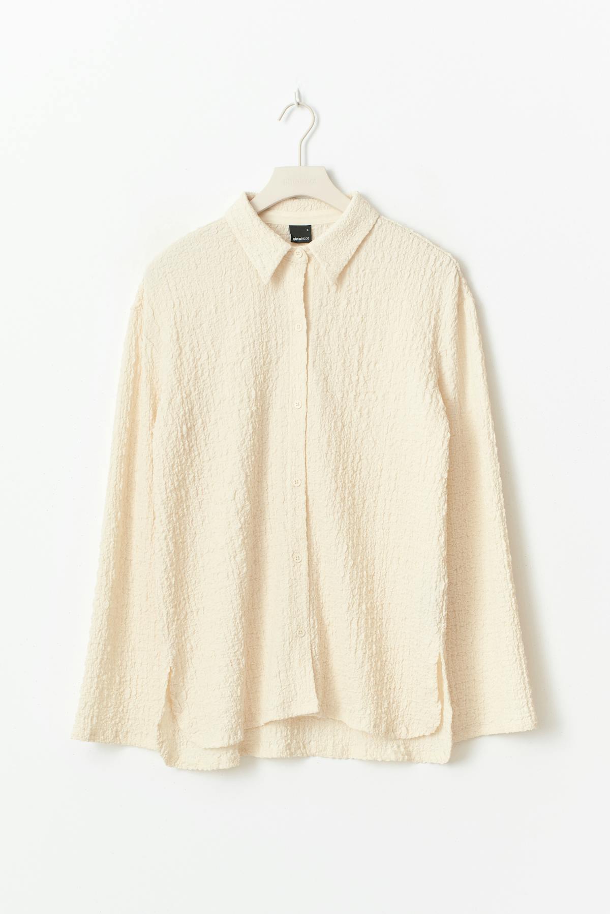 Textured shirt - Tofu