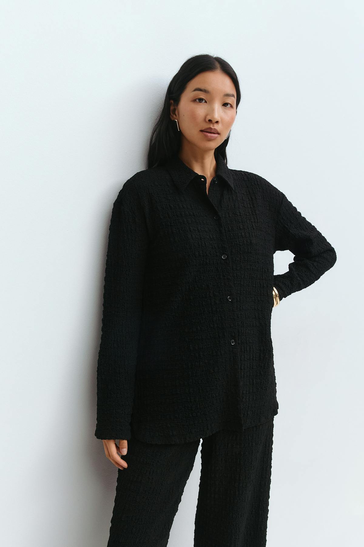 Textured shirt - Tofu