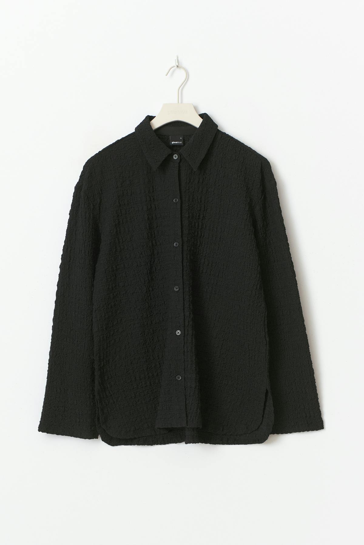 Textured shirt - Noir
