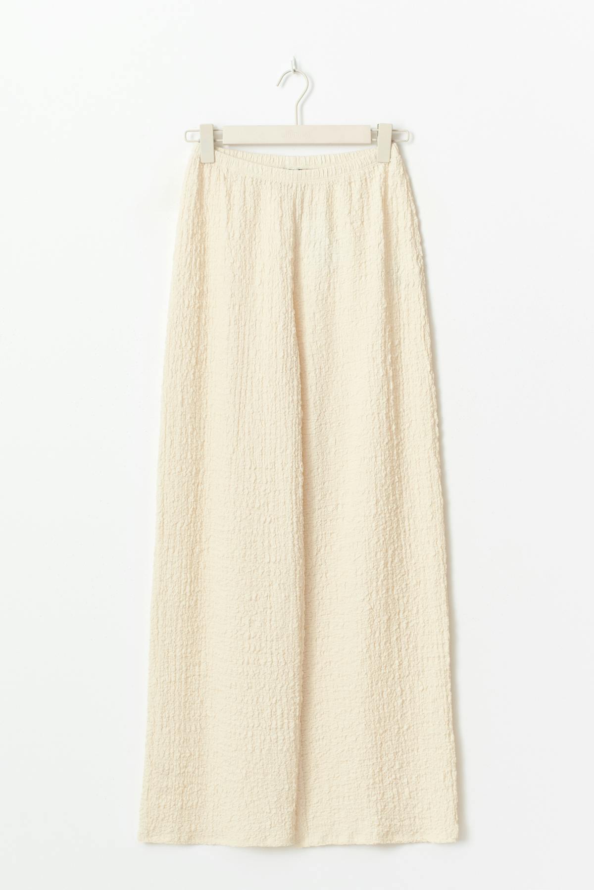 Textured trousers - Noir