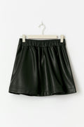 Pu mini skirt - Noir
