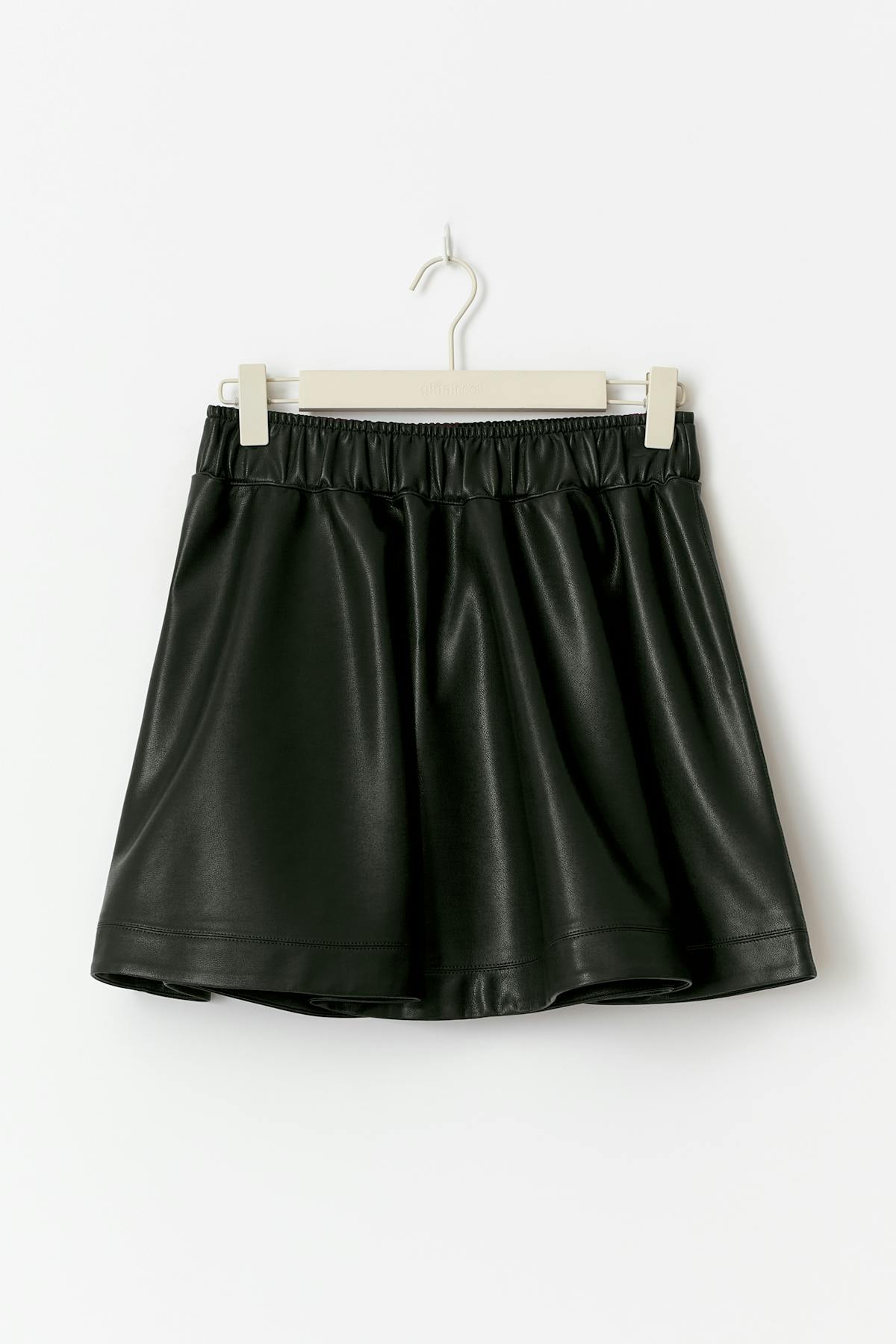 Pu mini skirt - Noir