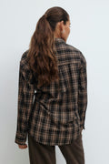Checked shirt - Black/beige