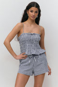 Smock singlet - Lemon ditsy
