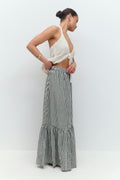 Gingham skirt - Black/white