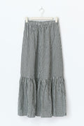 Gingham skirt - Black/white