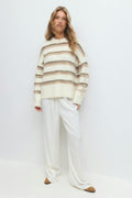 Stripe chunky knitted sweater - Multi stripe