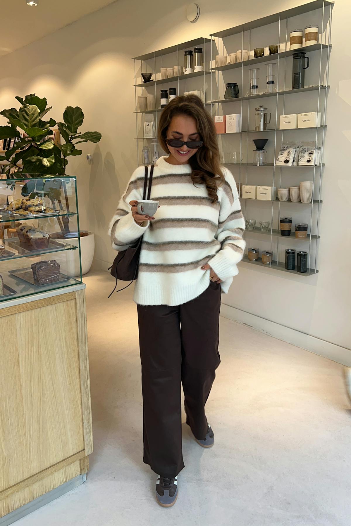 Stripe chunky knitted sweater - Multi stripe