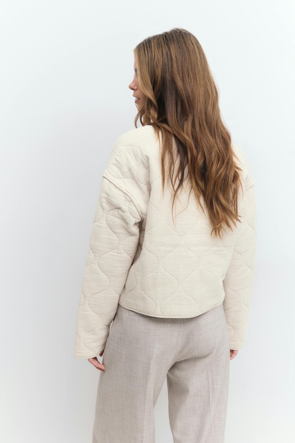Quilted jacket - Seagrass