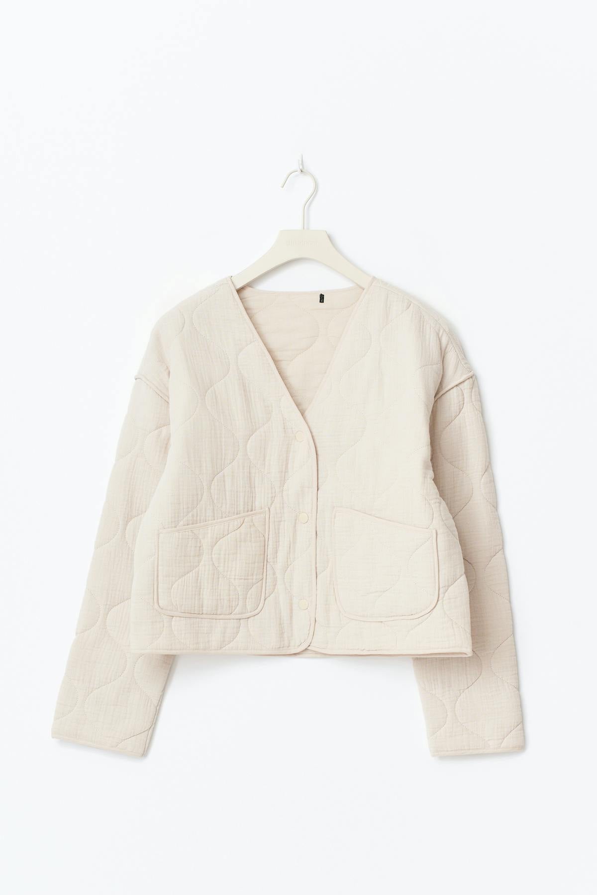Quilted jacket - Seagrass