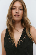 Anglaise tie vest - Blanc
