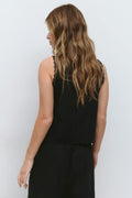 Anglaise tie vest - Noir