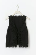 Anglaise tie vest - Noir