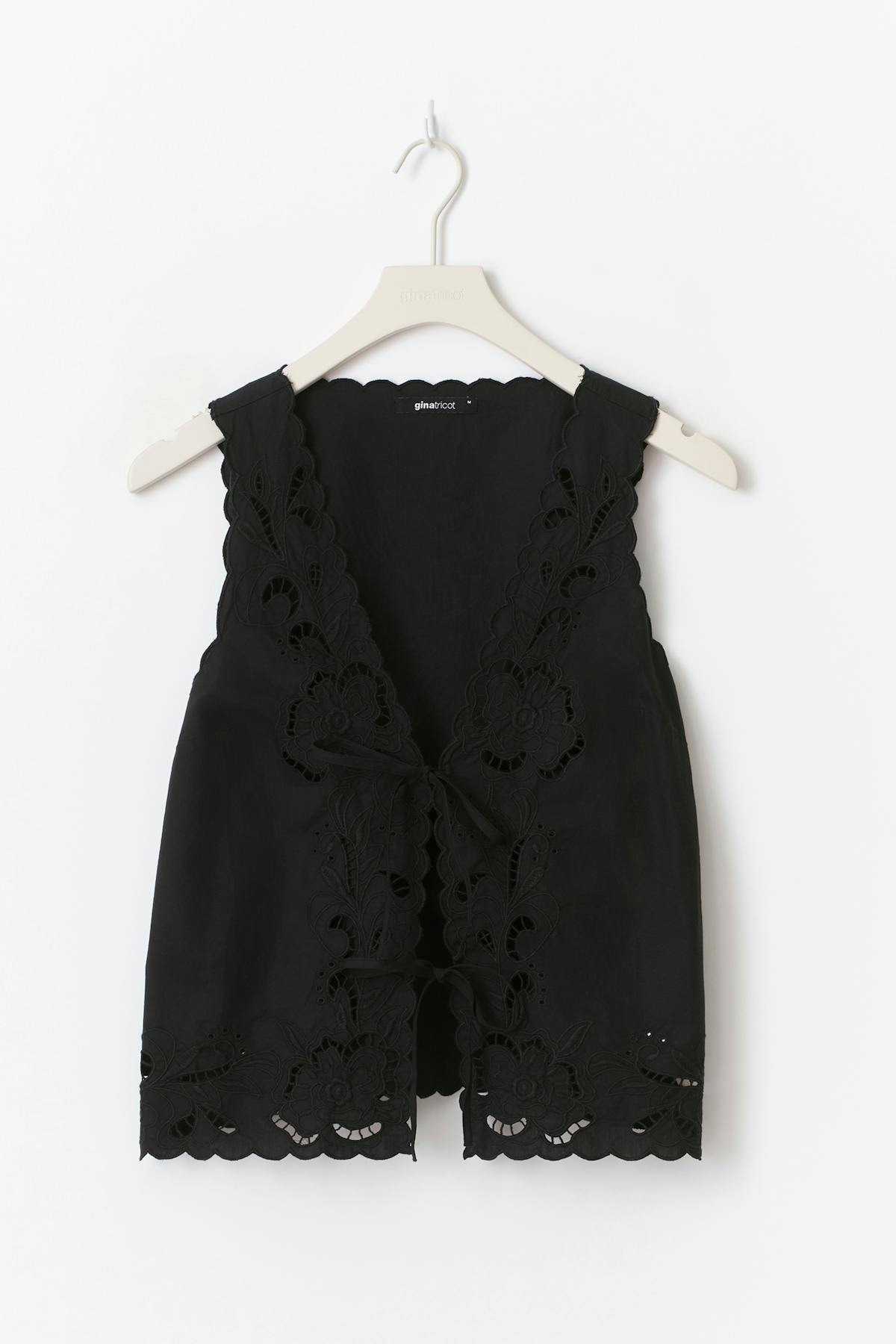 Anglaise tie vest - Noir