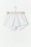 Y anglaise shorts - Blanc