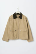 Short cargo jacket - Beige
