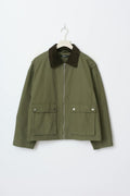 Short cargo jacket - Khaki green