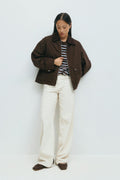Short cargo jacket - Khaki green