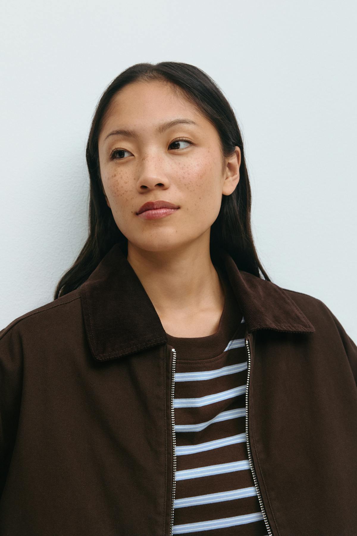 Short cargo jacket - Khaki green