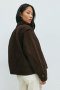 Short cargo jacket - Marron foncé