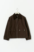 Short cargo jacket - Marron foncé