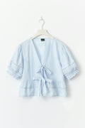 Tie blouse - Noir