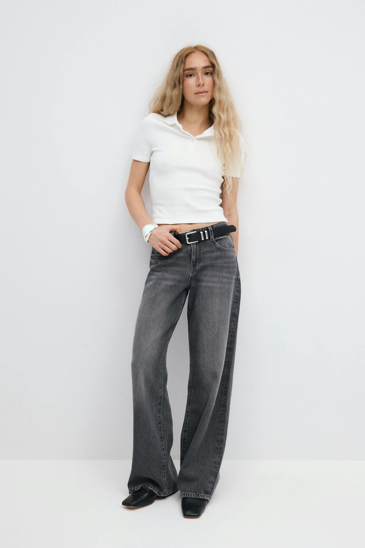 Collar top - Sycamore/gardenia