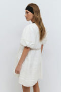 Loose mini dress - Blanc