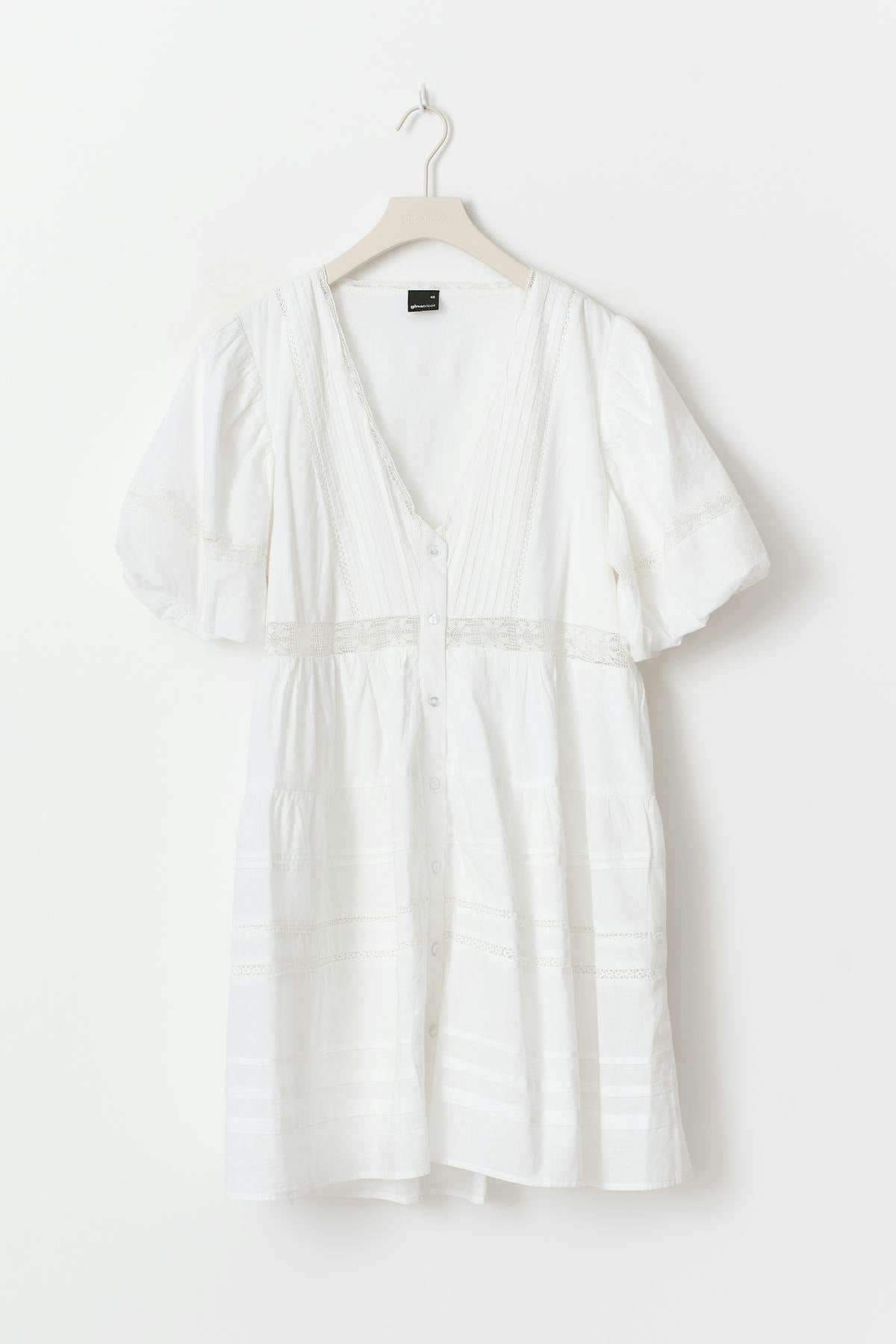 Loose mini dress - Blanc